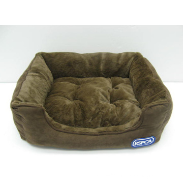 Прямоугольная опорная кровать для животных с съемной подушкой
